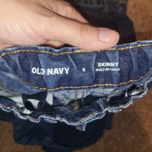 2 pair of boys jeans old navy size 6
